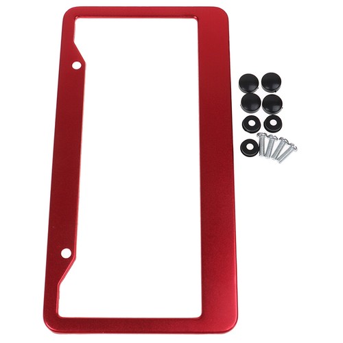 1Pc Universal US Auto Car Aluminum License Plate Frame Cover Car Accessa_ro - Picture 13 of 18