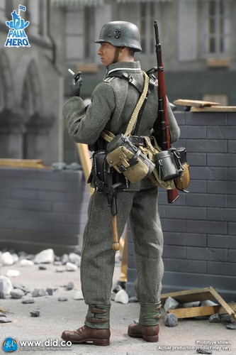 Figura de acto DID PALM HERO SEGUNDA GUERRA MUNDIAL suboficial de infantería alemán Freid escala 1/12 - Imagen 12 de 14