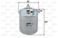 Valeo Kraftstofffilter 587714 Anschraubfilter FüR CL203 W463 W203 C209 CLK W163