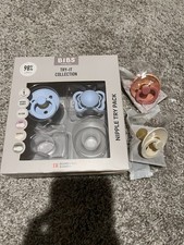 Mix of Latex Bibs Pacifiers