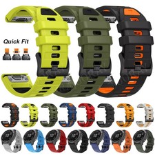 Für Garmin Instinct 3 E 40/45/47/50mm Tactix 8 51mm Armband Silikon Ersatz Band