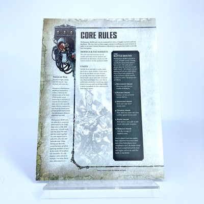 Warhammer 40K Referenzblatt - 9. Edition - Warhammer 40K Games Workshop R56