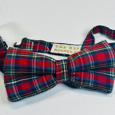 The Beaufort Bonnet Company Boys Tie Plaid Bow Tie 2T - 12 Preppy