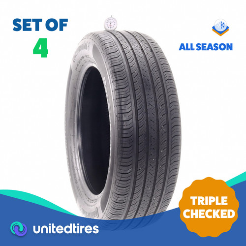 Set of (4) Used 225/60R18 Continental ProContact TX 100H - 7-8.5/32 (19QYX)