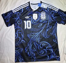 ADIDAS ARGENTINA SOCCER WORLD CUP 2022  AUTHENTIC JERSEY #10 MESSI NWT SIZE L