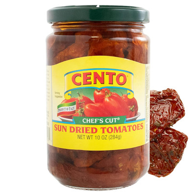Chefs Sun Dried Tomatoes in Oil & Spices for Pasta, Salad & Antipasto - Grown an