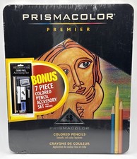 PRISMACOLOR Premier 48 Colored Pencils 7 Piece Bonus Pencil Accessory Set NEW