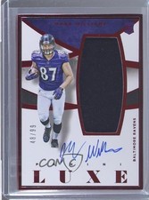 2015 Panini Luxe Rookie Memorabilia Auto 48/99 Maxx Williams #RMA-MW Auto 2r5