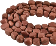 15.5 Inch 10-12Mm Natural Gold Sand Stone Gemstone Free Form Tumbled Semi Precio
