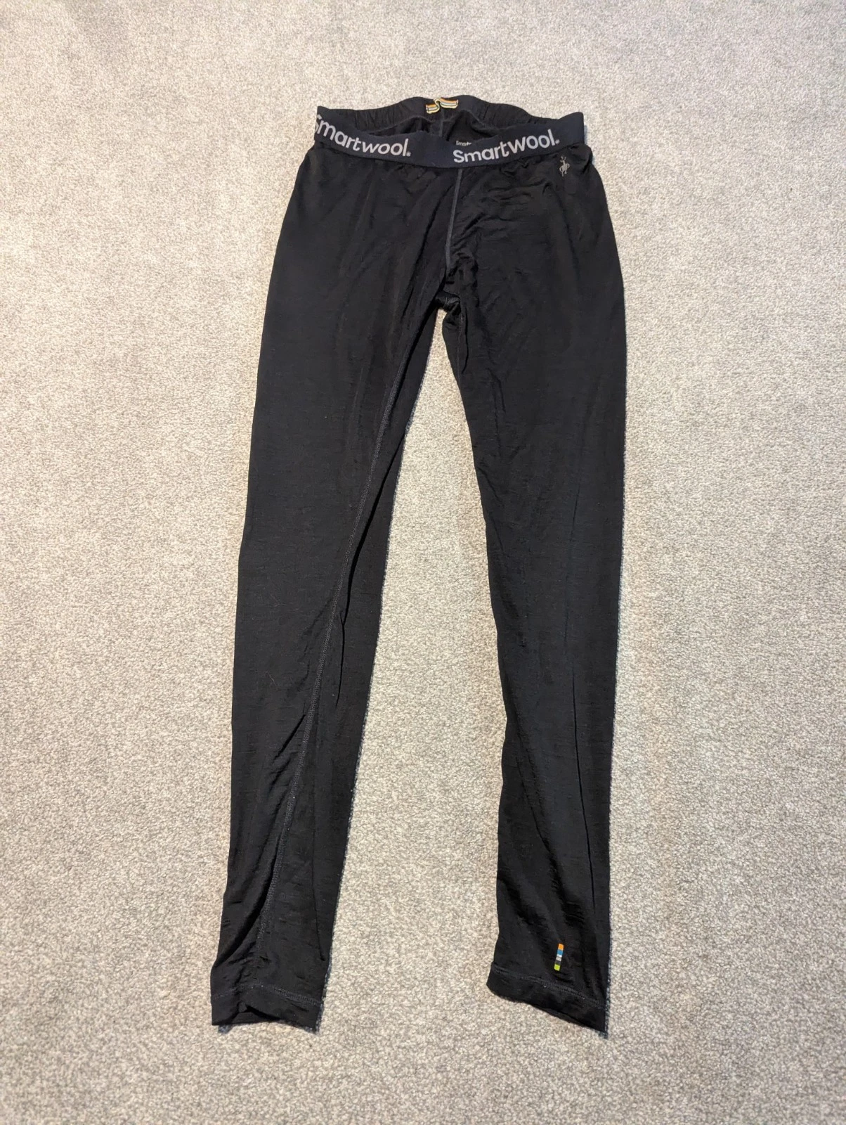 Smartwool Leggings Womens Medium Black Merino Wool Base Layer Pants Running
Opens in a new window or