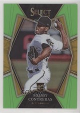 2022 Panini Select Premier Level Neon Green Prizm 59/99 Roansy Contreras 1b8