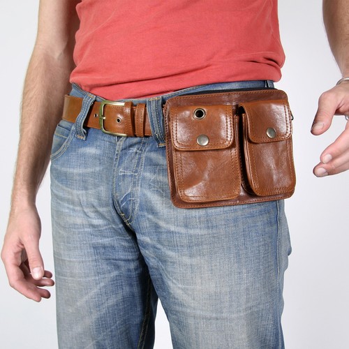 Phone Belt Holder for 5.5-6.7" Phone Horizontal Oxford Black - Zdjęcie 6 z 7