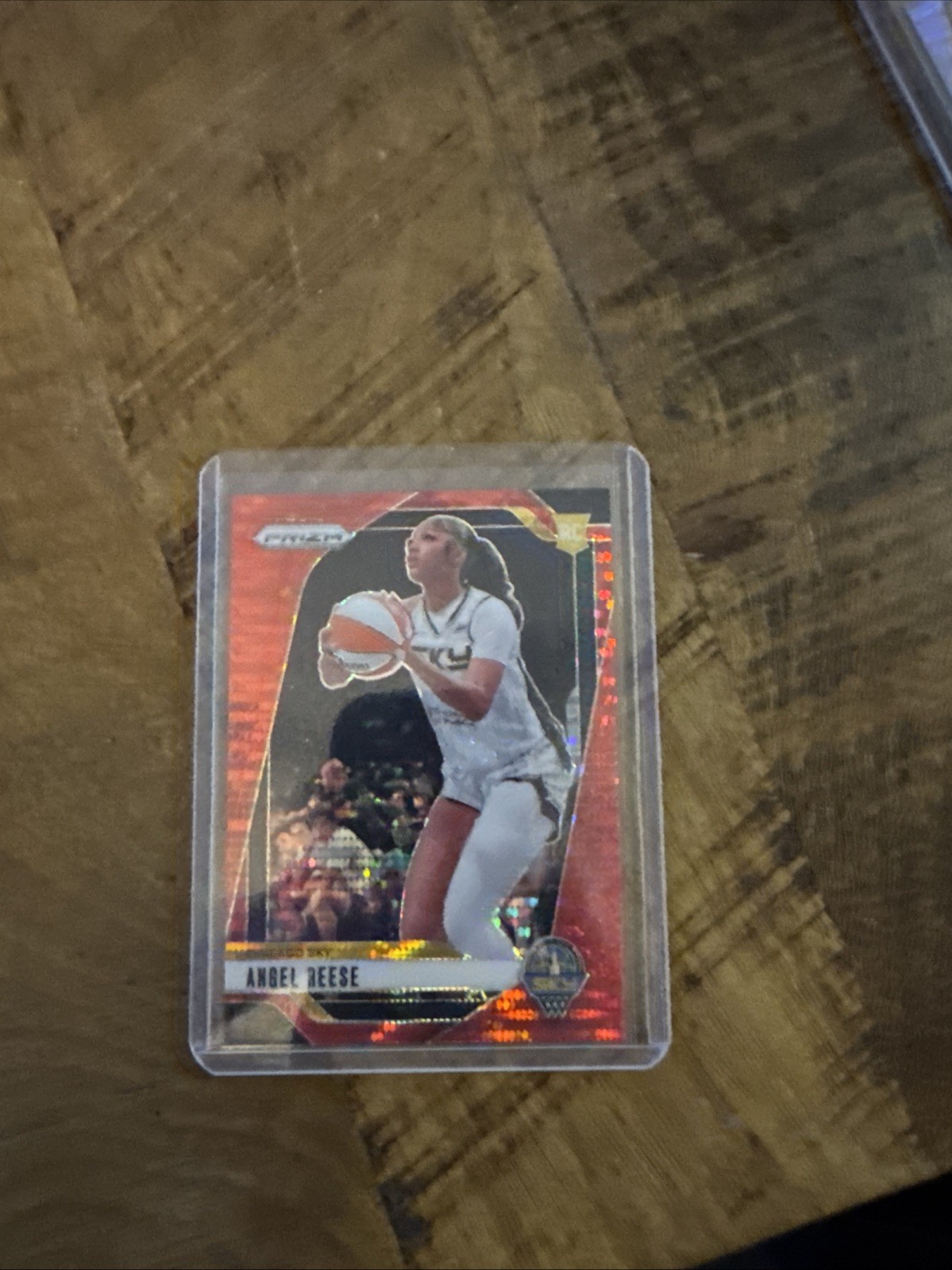 2024 Panini Prizm WNBA #10 Angel Reese RC Red Prizm /299 Rookie Sky