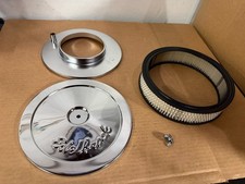 Edelbrock Pro-flo Chrome 10 Round Air Cleaner W 2 Paper Element 1208 Edelbrock Pro-flo Chrome 10 Round Air Cleaner W 2 Paper Element 1208