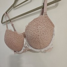 Victoria's Secret Sexy Tee Lightly-Lined Demi Bra Light Pink 32DDD