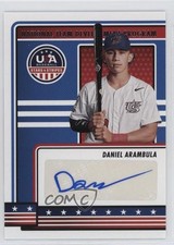 2023 Panini USA Baseball Stars & Stripes Daniel Arambula (Blue Ink) Auto n5h