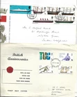 GB 1960s 2 fdc--Anniversaries and ships