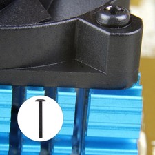 50 Pcs Chassis Fan Screws Long Mounting Self Tapping Computer Case