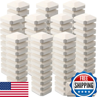 Baquler 100 Pcs Ceramic Briquettes For Gas Grill Replacement 2X2 Universal Bbq