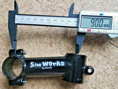 SimWorks NITTO Rhonda Stem 31.8mm Rare 2-Bolt Vintage Black Made