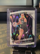 2025 Panini Prizm WNBA - A'ja Wilson #76 Prizm Parallel Las Vegas Aces