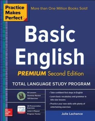 Practice Makes Perfect Basic English, Second Edition: (Beginner) 250 - VERY GOOD