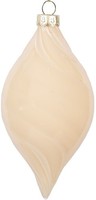 Clayre & Eef 6GL5169 Christbaumkugel Beige Ø 7X13 Cm