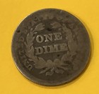 1838 US Seated Liberty Dime 90% Silver Good Condition Variety 2 Stars on Obverse — photo 2