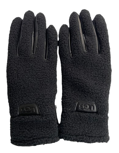 NWT UGG Men’s Leather & Faux Shearling Gloves Sz L - Picture 3 of 6