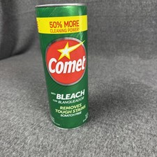 Comet With Bleach Cleanser Powder 21 Oz 50 More Cleaning Power Can Scratch Free
