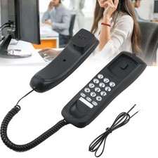 Desktop Corded Landline Phone Corded Telephone for Home Office Desk Wall Phone