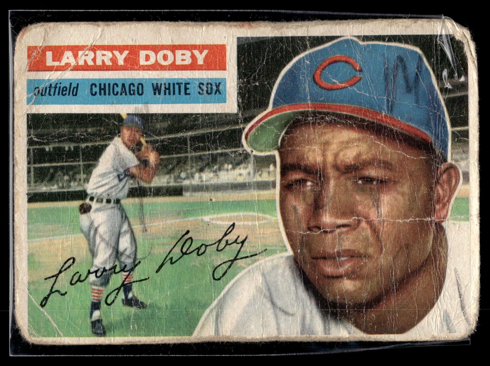 Larry Doby 1956 Topps Card #250