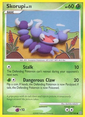 MP Skorupi [Stormfront 73/100] Common Pokemon TCG