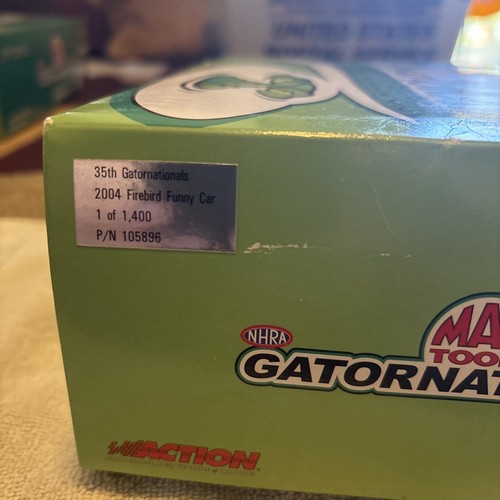 1.24scale Diecast NHRA 2004 Mac Tools Gator Nationals 35th Funny Car,Action(NIB) - Picture 8 of 9