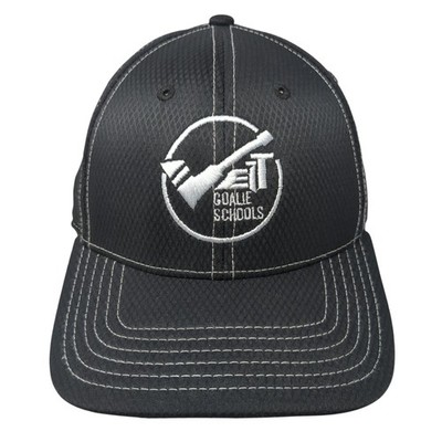 Veit Goalie Schools Play Like A Pro Fitted Baseball Cap Black M Class A Headwear