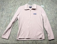Patagonia Women  s Better Sweater 1/4 Zip Fleece Jacket Pink Size M