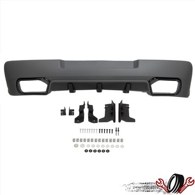 Rear Bumper Lip Splitter Spoiler Cover Trim Shark Fin For 2014-15 Chevy Camaro