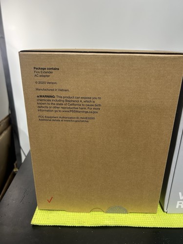 Brand New Never Been Used Verizon CR-100A Router & Fios E3021/cable  - Picture 6 of 14