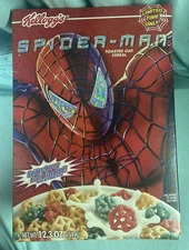 Kellogg's 2002 SPIDER-MAN MOVIE CEREAL Sealed Limited Edition Box Spidey Berry