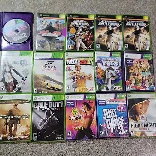 LOT OF 15 XBOX / Xbox 360 Games