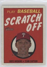 2019 Topps Heritage High Number 1970 Scratch Offs Rhys Hoskins #19 ex0