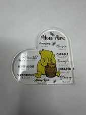 Winnie Inspirational Quotes Gifts for Women Winnie Motivational Acrylic Heart...