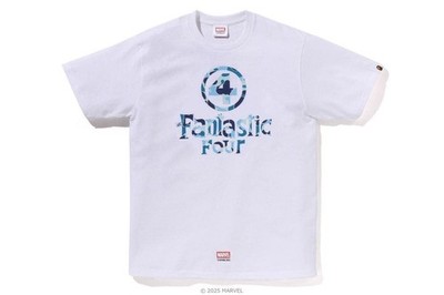BAPE MARVEL Fantastic Four LOGO TEE Weiß