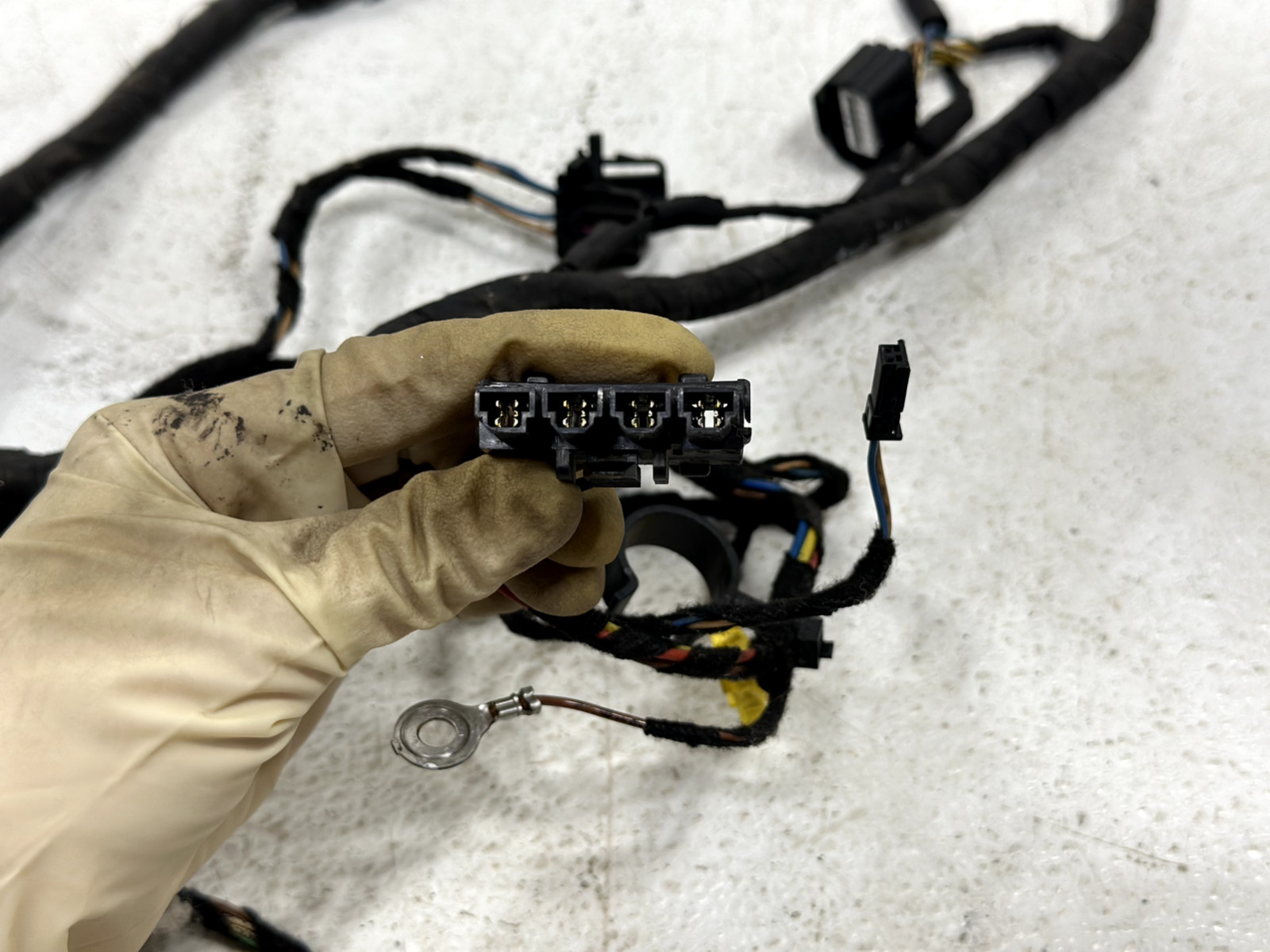16-21 MCLAREN 570S RIGHT PASSENGER DOOR WIRING HARNESS WIRE LOOM 13M1473CP OEM