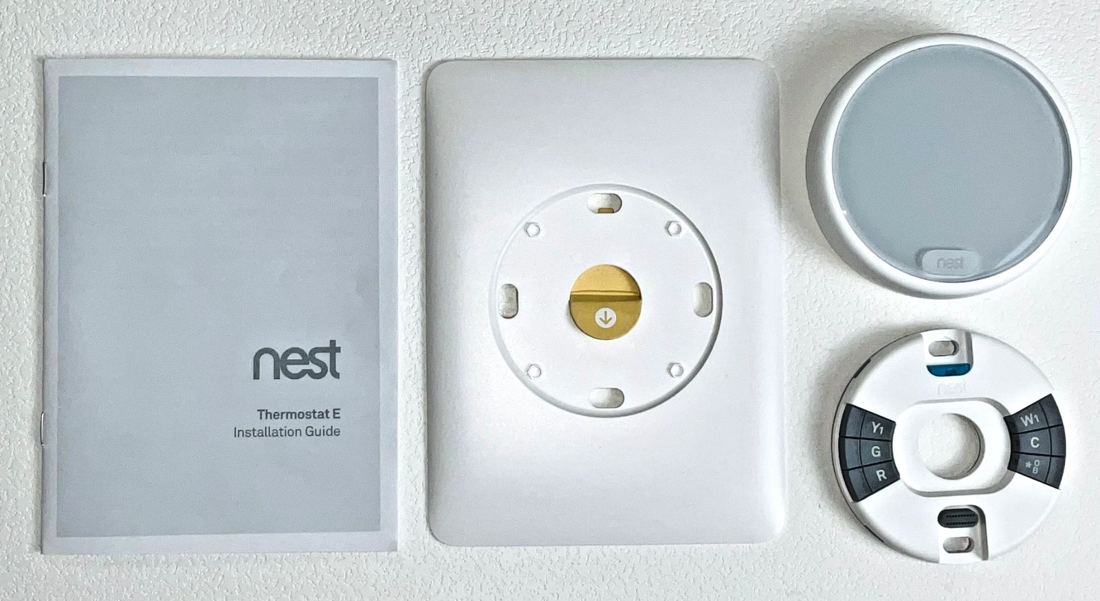 NEST THERMOSTAT E Smart Home Wifi Digital Programable Thermostat T4000ES White
