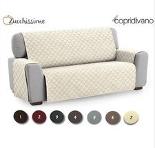 Copridivano 2 3 4 POSTI salvadivano SOFT TRAPUNTATO copripoltrona 1 POSTO.