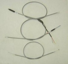 Honda CT70 K0 Reproduction Gray Cable Set Throttle, Front  and Rear Brake Cables