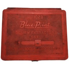 Blue Point Snap On 1020 Screw Extractor Plastic Case Container Broken