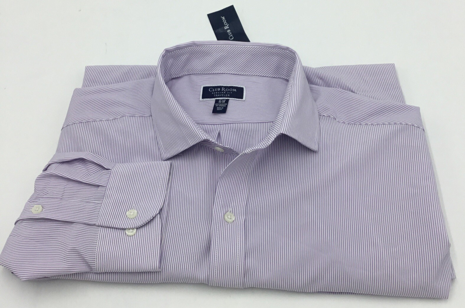 Мужская рубашка путешественника Club Room Regular Fit лавандовый 175 32-33 7990₽