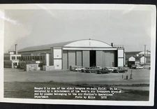 Hanger 2, Ault Field Naval Air Station, Whidbey Island, Washington Vtg RPPC